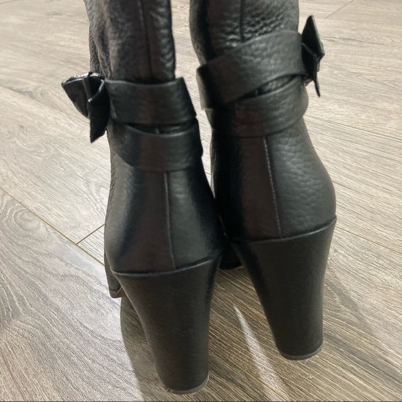Kate Spade Mandie Pebbled Leather Boots - Picture 4 of 8